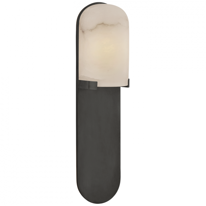 Visual Comfort & Co. Melange Medium Elongated Pill Sconce Wall Sconces Visual Comfort & Co.   