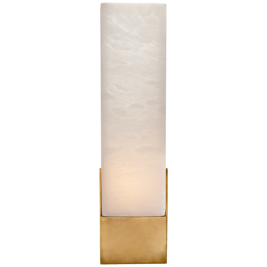 Visual Comfort & Co. Covet Tall Box Bath Sconce Wall Lights Visual Comfort & Co. Antique-Burnished Brass  