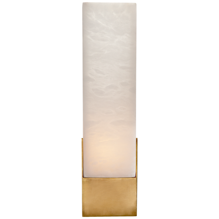 Visual Comfort & Co. Covet Tall Box Bath Sconce Vanity Lights Visual Comfort & Co. Antique-Burnished Brass  