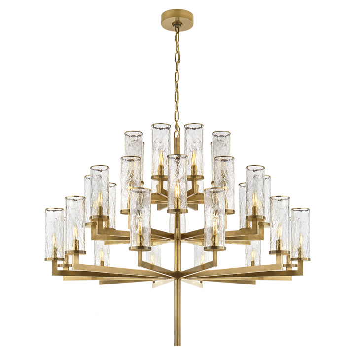 Visual Comfort Liaison Triple Tier Chandelier Chandeliers Visual Comfort & Co.   