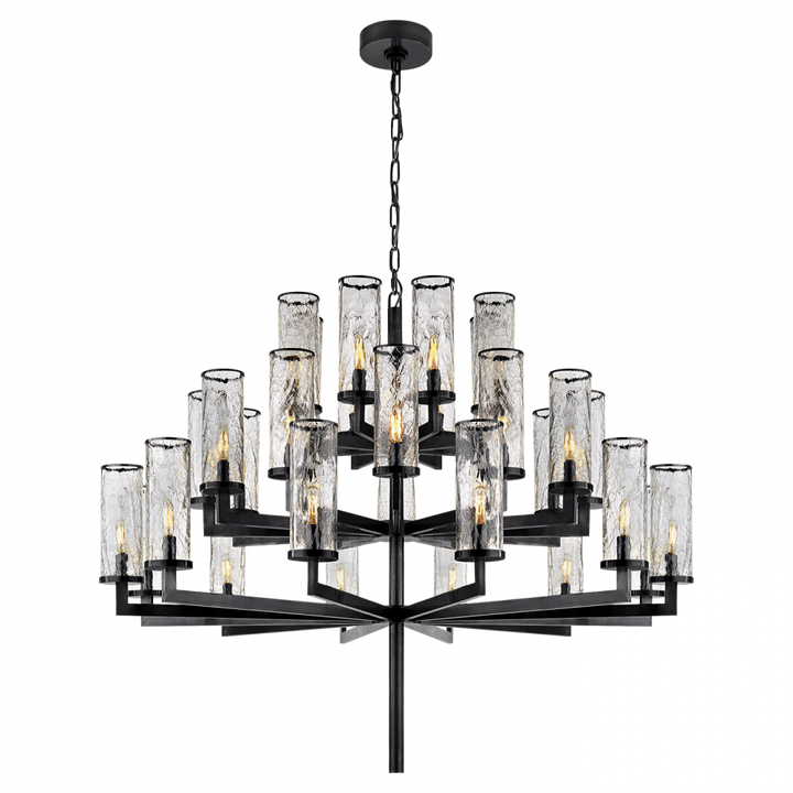 Visual Comfort Liaison Triple Tier Chandelier Chandeliers Visual Comfort & Co.   