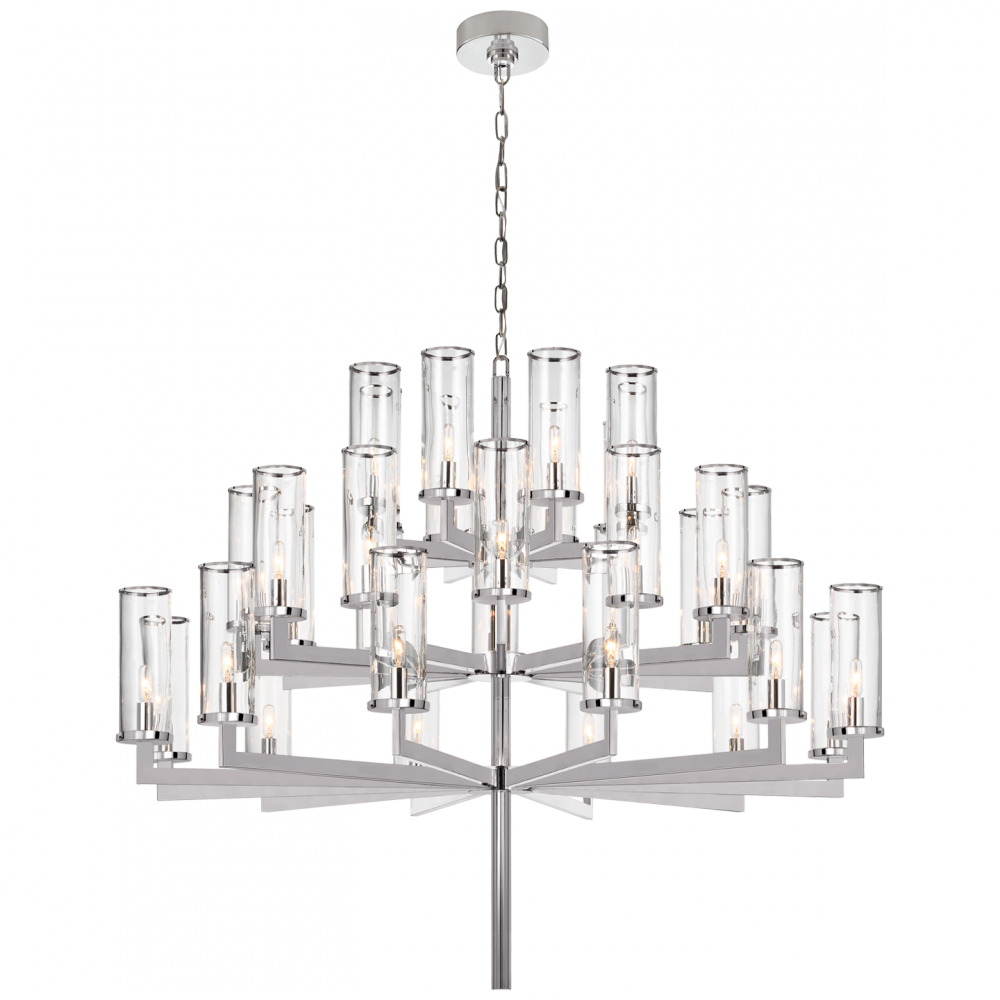 Visual Comfort & Co. Liaison Triple Tier Chandelier Ceiling Lights Visual Comfort & Co.   