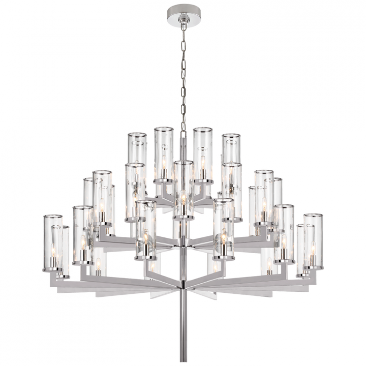 Visual Comfort & Co. Liaison Triple Tier Chandelier Chandeliers Visual Comfort & Co.   