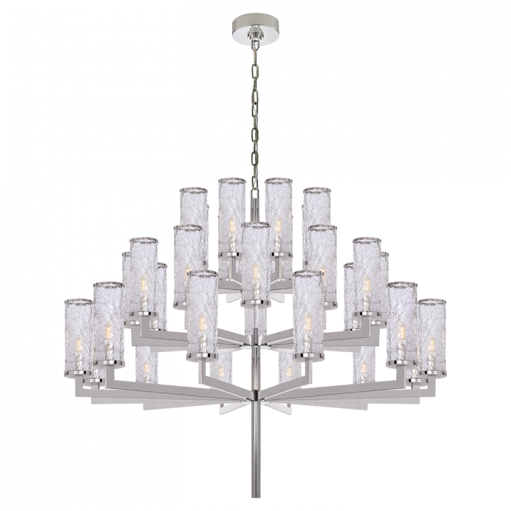 Visual Comfort Liaison Triple Tier Chandelier Chandeliers Visual Comfort & Co.   