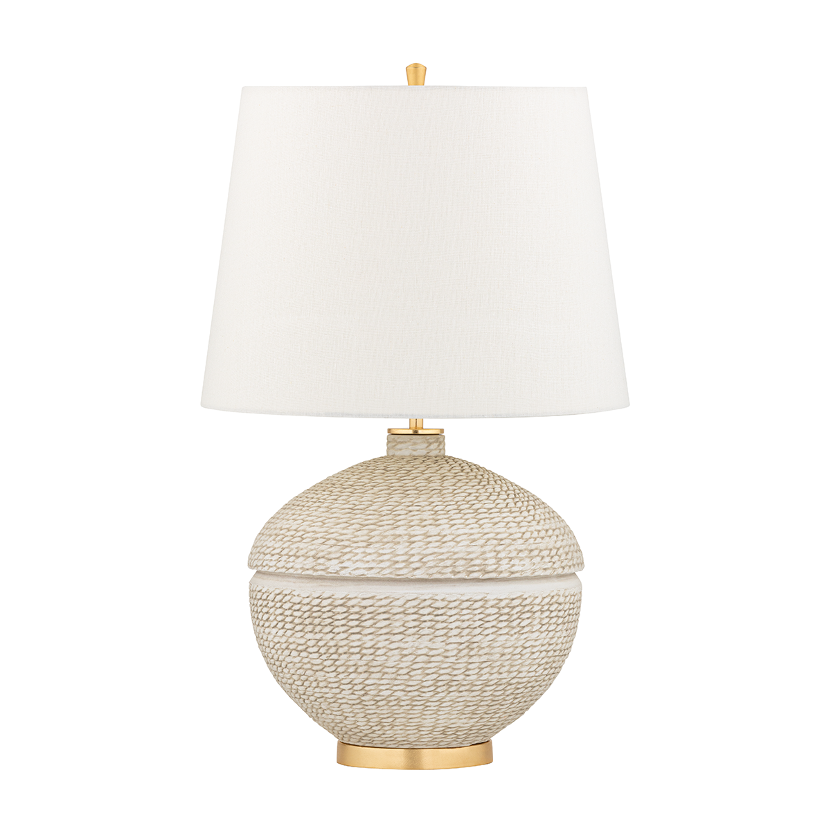 Hudson Valley Lighting Katonah Table Lamp Lamp Hudson Valley Lighting Gold Leaf  