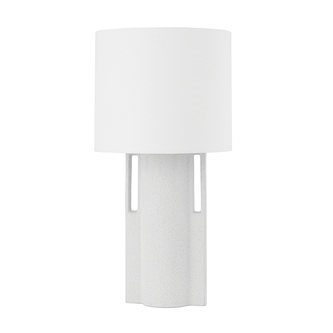 Hudson Valley Lighting Sydney Table Lamp Table Lamps Hudson Valley Lighting AGED BRASS/CERAMIC MATTE WHITE SPECK  