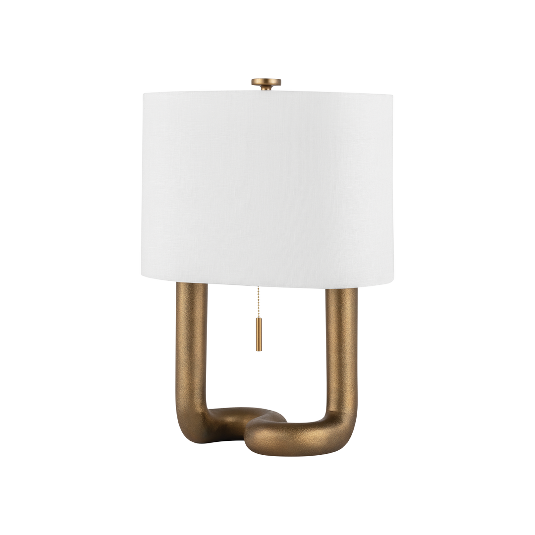 Hudson Valley Lighting ARMONK Table Lamp Table Lamps Hudson Valley Lighting Aged Brass  