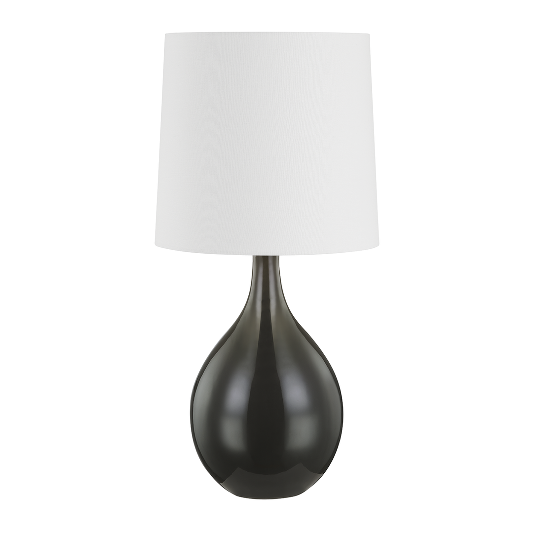 Hudson Valley Lighting Durban Table Lamp Table Lamps Hudson Valley Lighting AGED BRASS/CERAMIC GLOSS MINK  