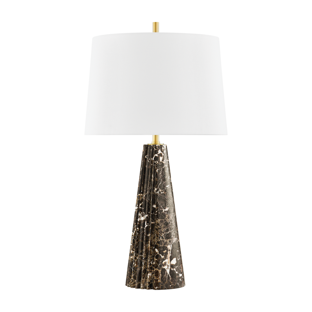 Hudson Valley Lighting FANNY Table Lamp Table Lamps Hudson Valley Lighting Aged Brass  