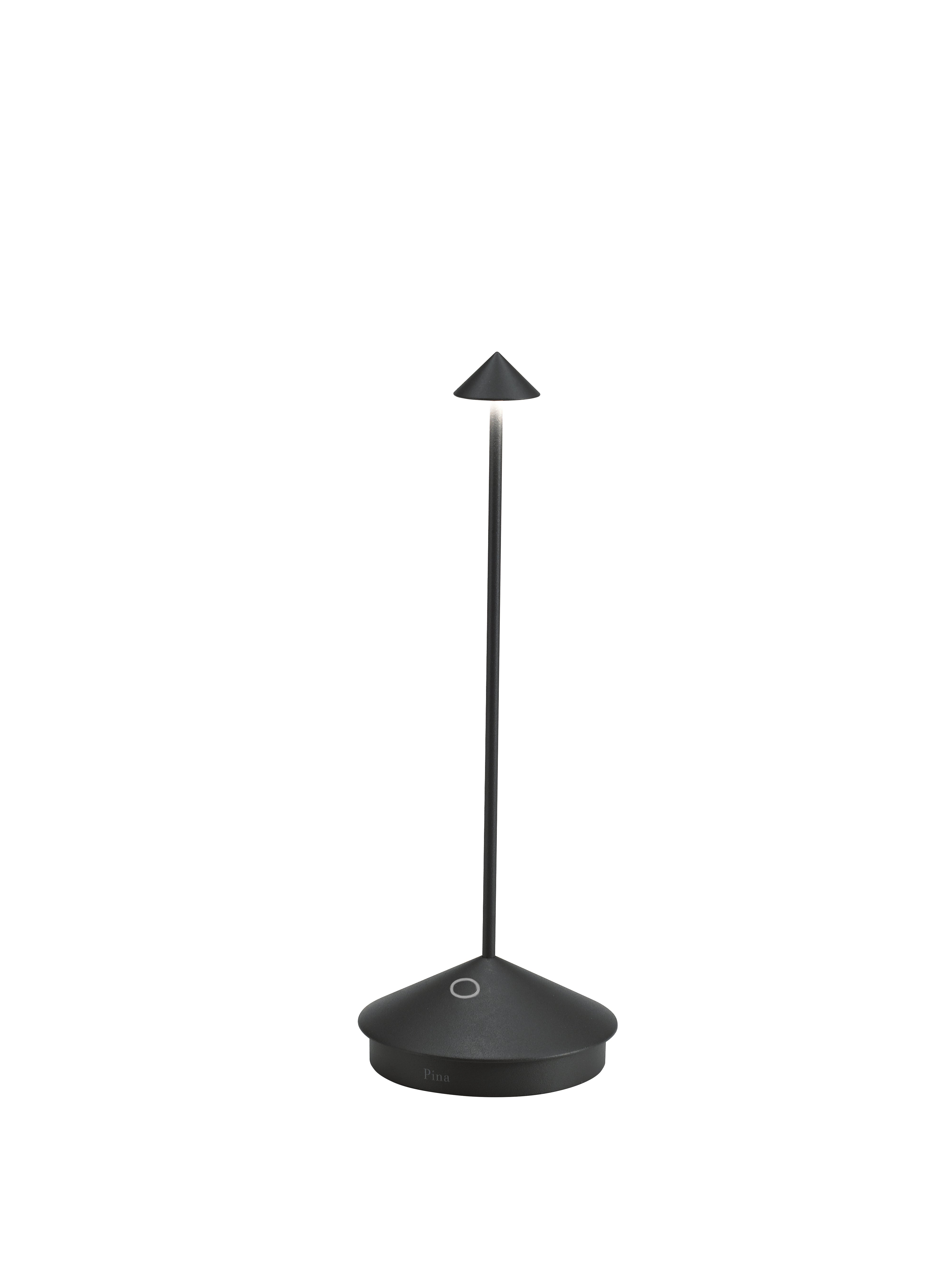 Zafferano America Pina Pro Lamp Cordless Lamp Zafferano America Black  