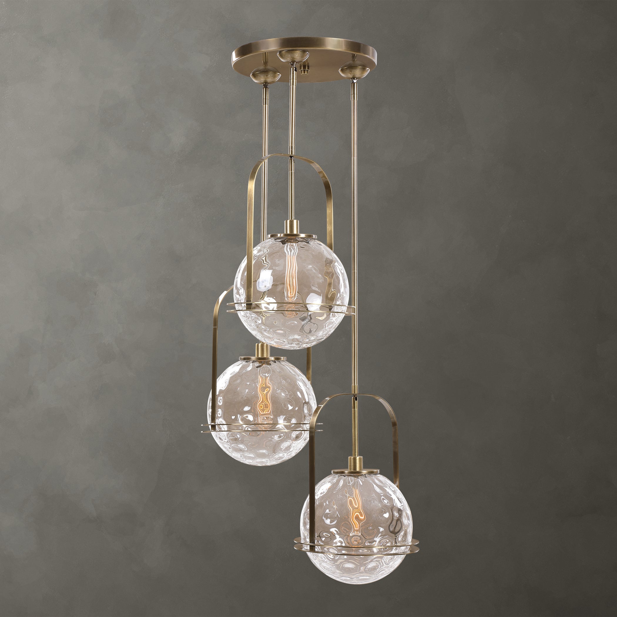 Uttermost Mimas 3 Light Cluster Pendant Pendant Uttermost   