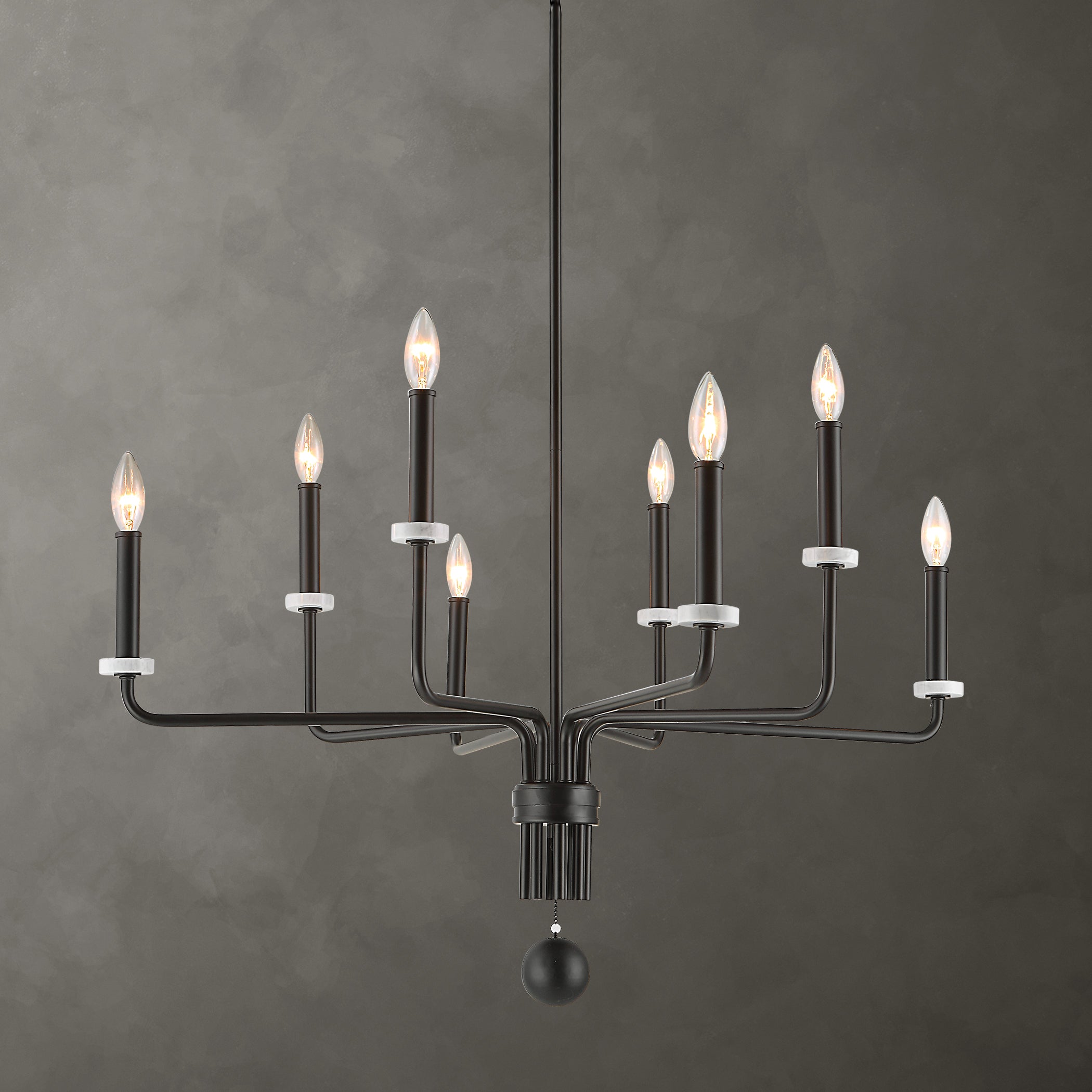 Uttermost Ebony Chandelier Chandelier Uttermost   