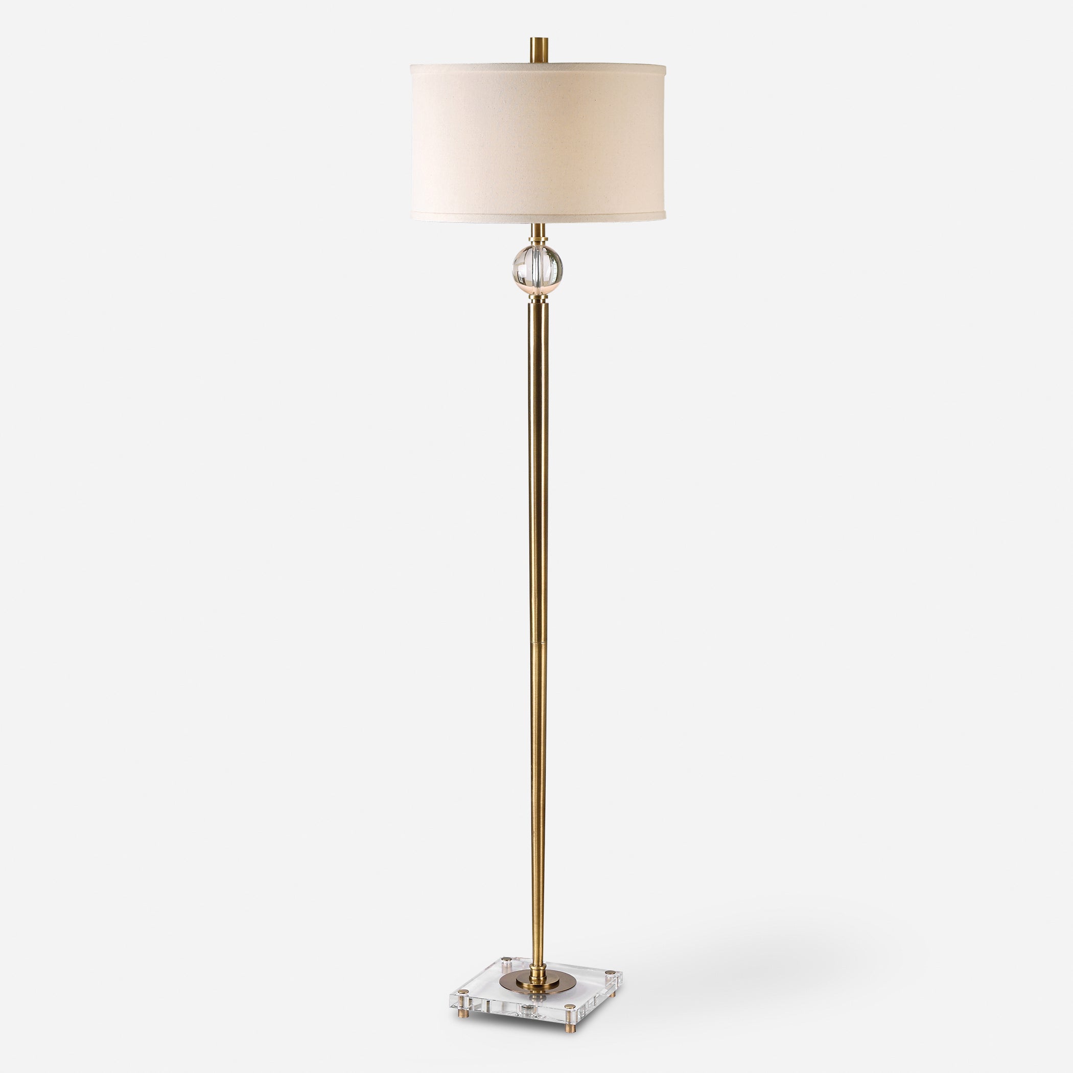 Uttermost Mesita Brass Floor Lamps Brass Floor Lamps Uttermost   