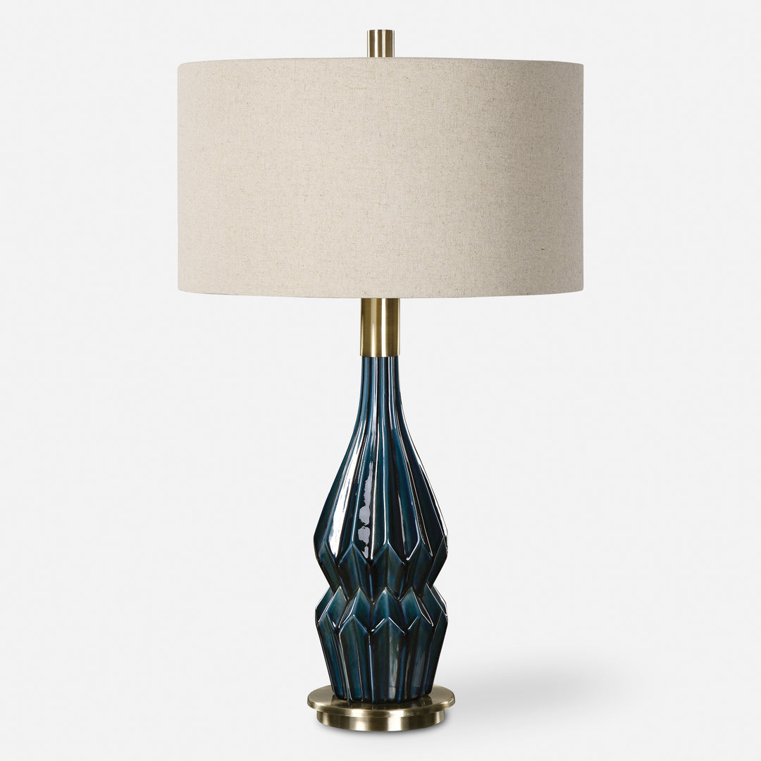 Uttermost Prussian Blue Ceramic Lamps