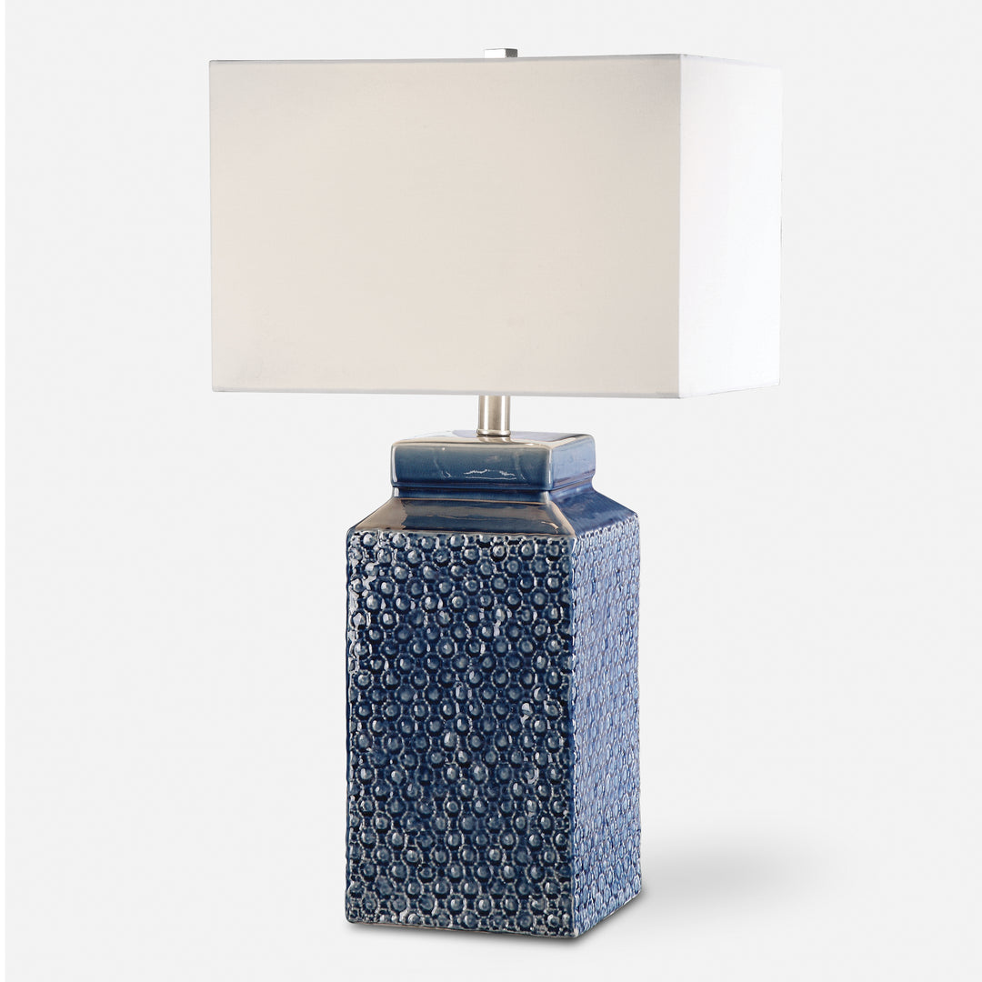 Uttermost Pero Sapphire Blue Lamp Table Lamps Uttermost   