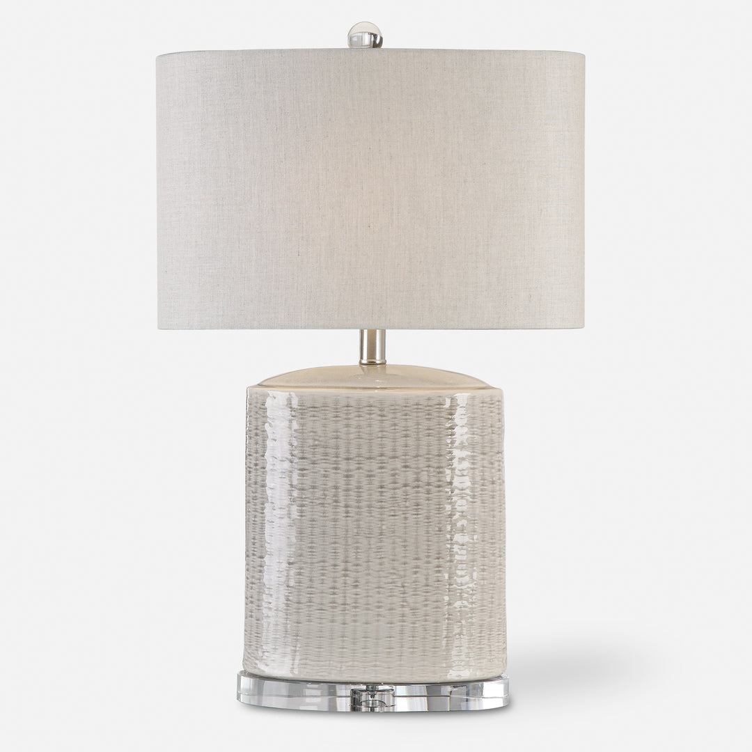 Uttermost Modica Taupe Ceramic Lamp