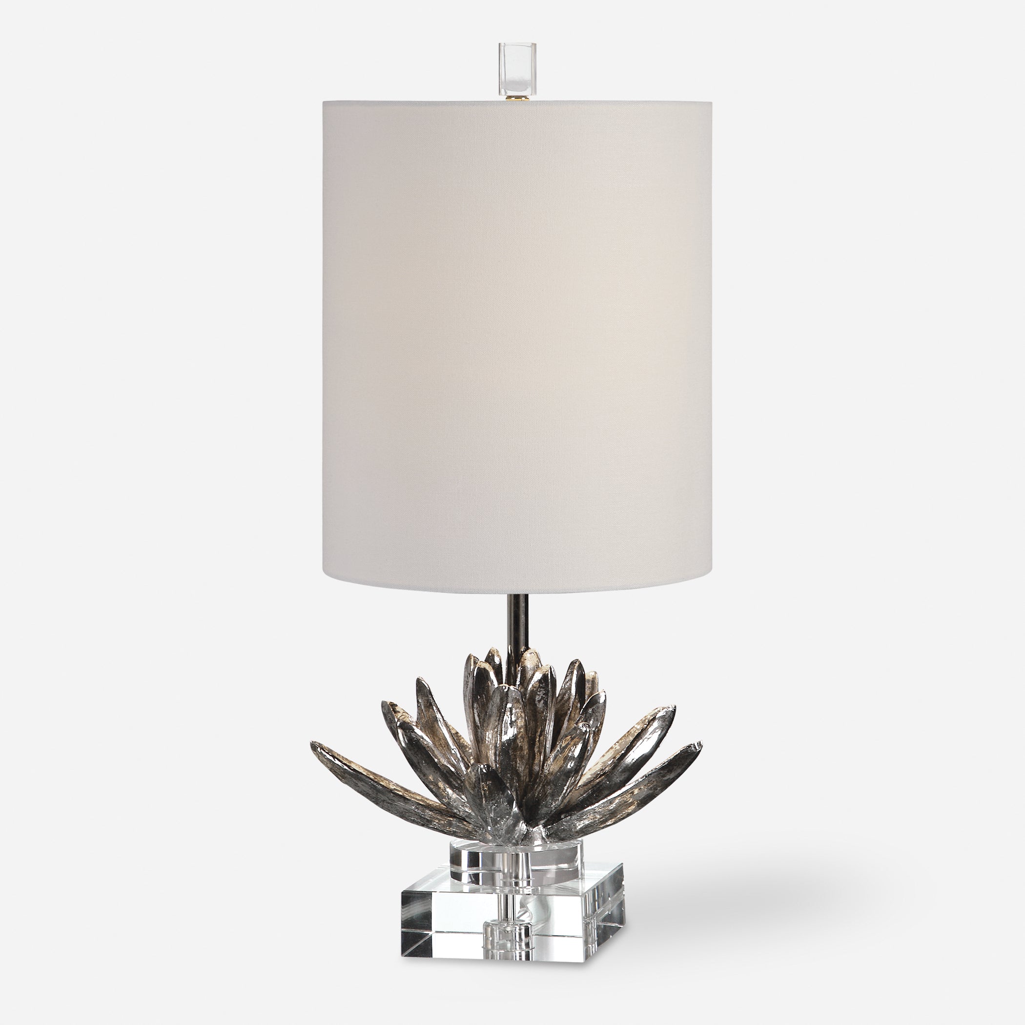 Uttermost Silver Lotus Silver Lotus Accent Lamp Silver Lotus Accent Lamp Uttermost   