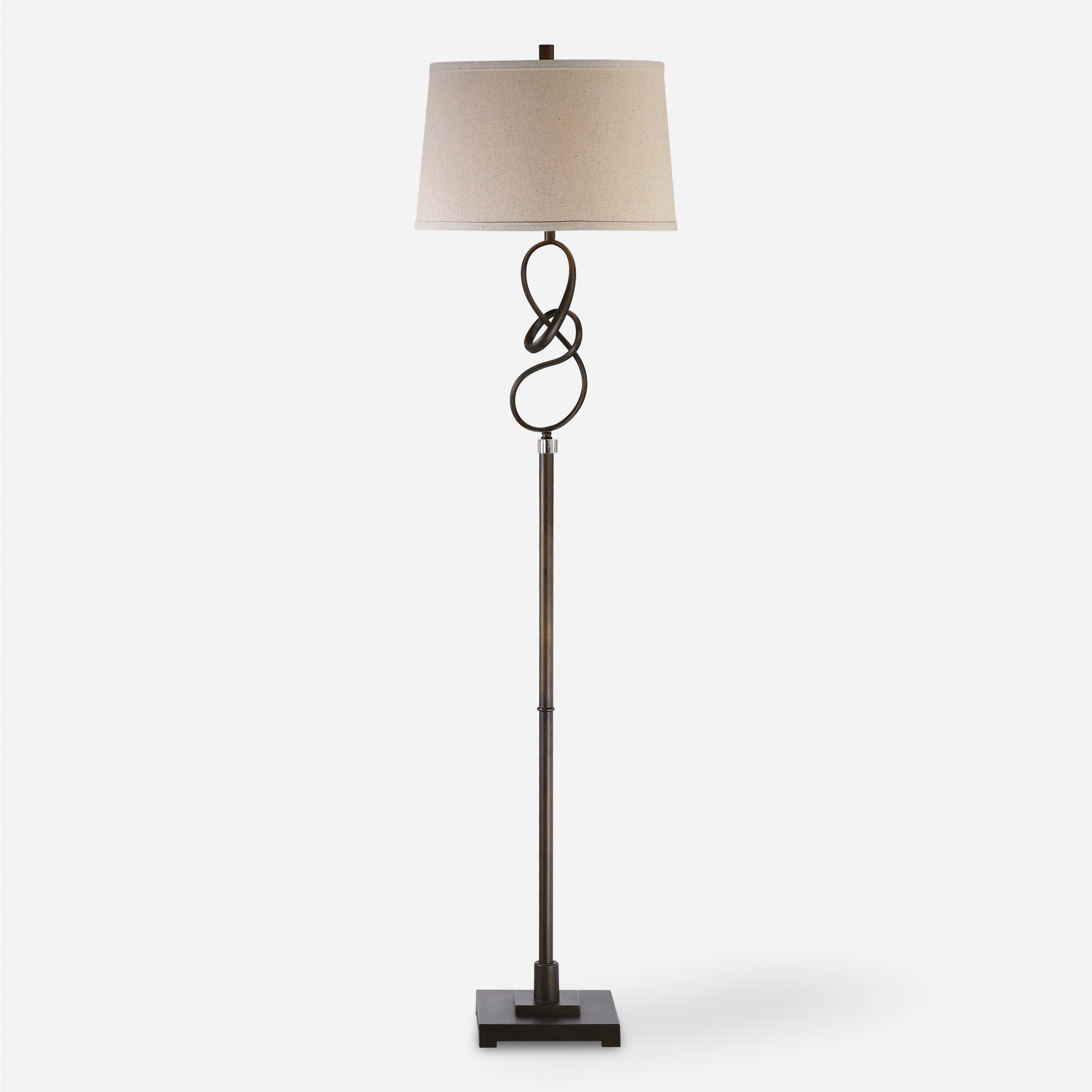 Uttermost Tenley Twisted Bronze Floor Lamp