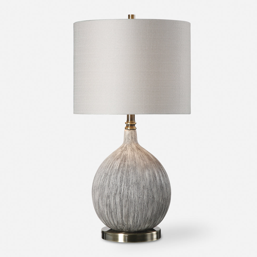 Uttermost Hedera Textured Ivory Table Lamp Table Lamps Uttermost   