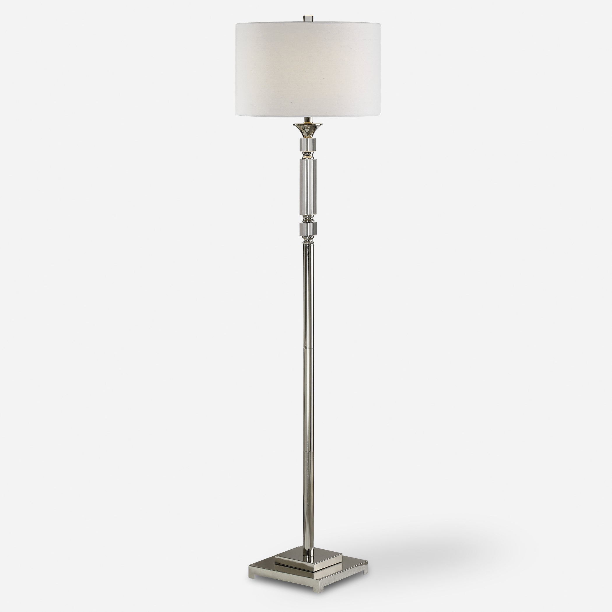 Uttermost Volusia Nickel Floor Lamp Nickel Floor Lamp Uttermost   