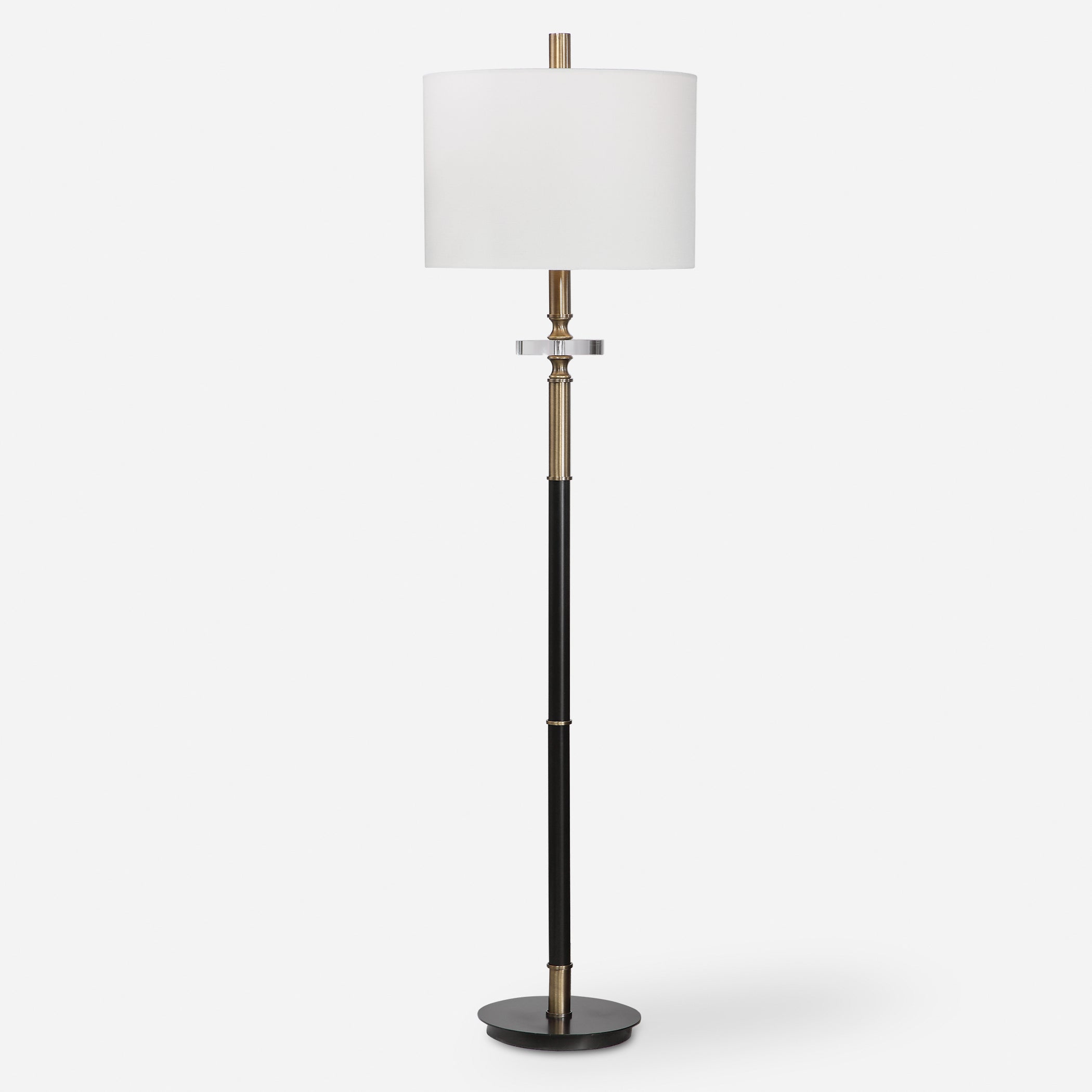 Uttermost Maud Maud Aged Black Floor Lamp Maud Aged Black Floor Lamp Uttermost   