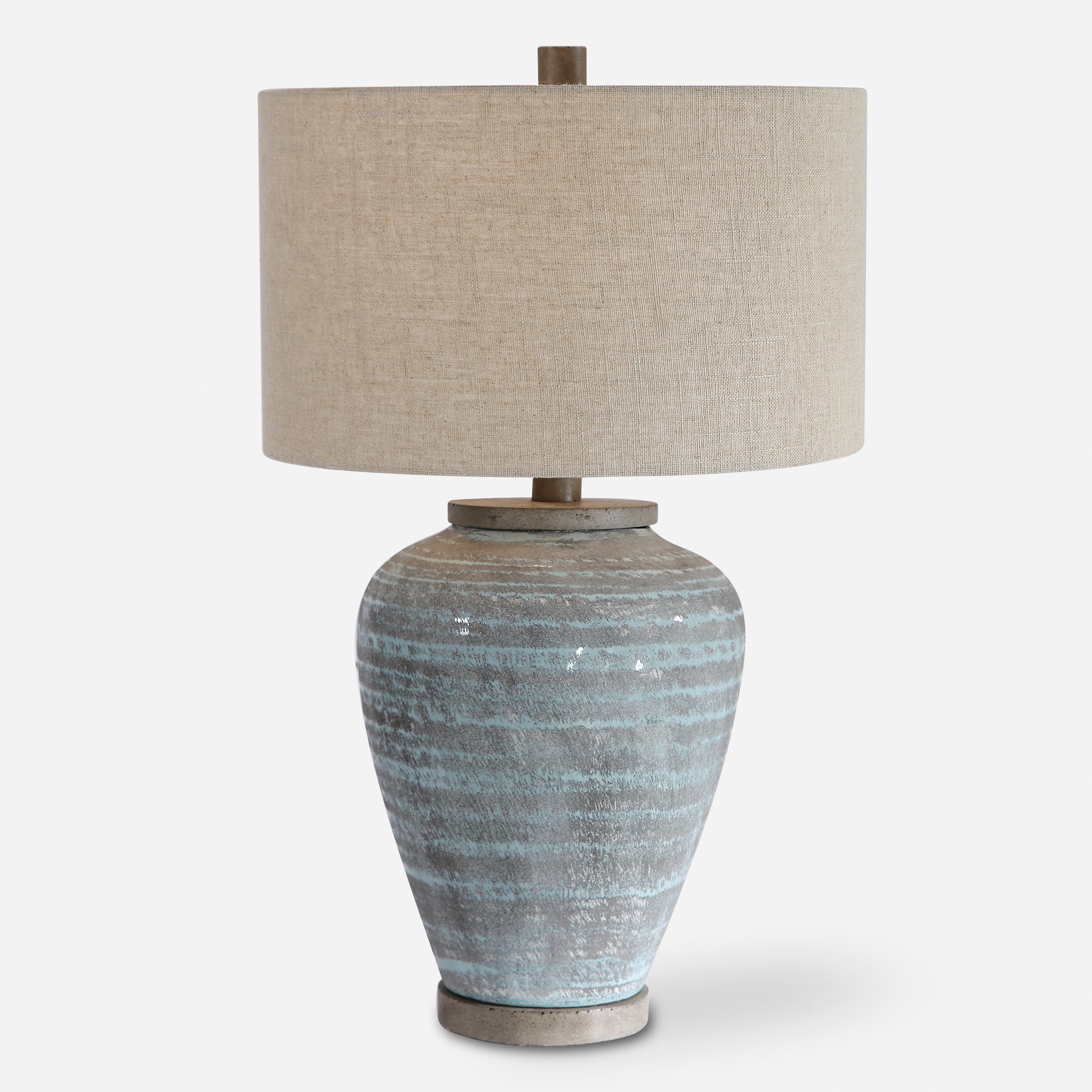 Uttermost Pelia Pelia Light Aqua Table Lamp Pelia Light Aqua Table Lamp Uttermost   