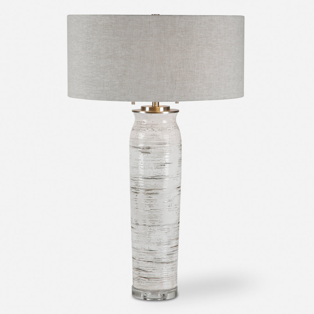 Uttermost Lenta White Table Lamp