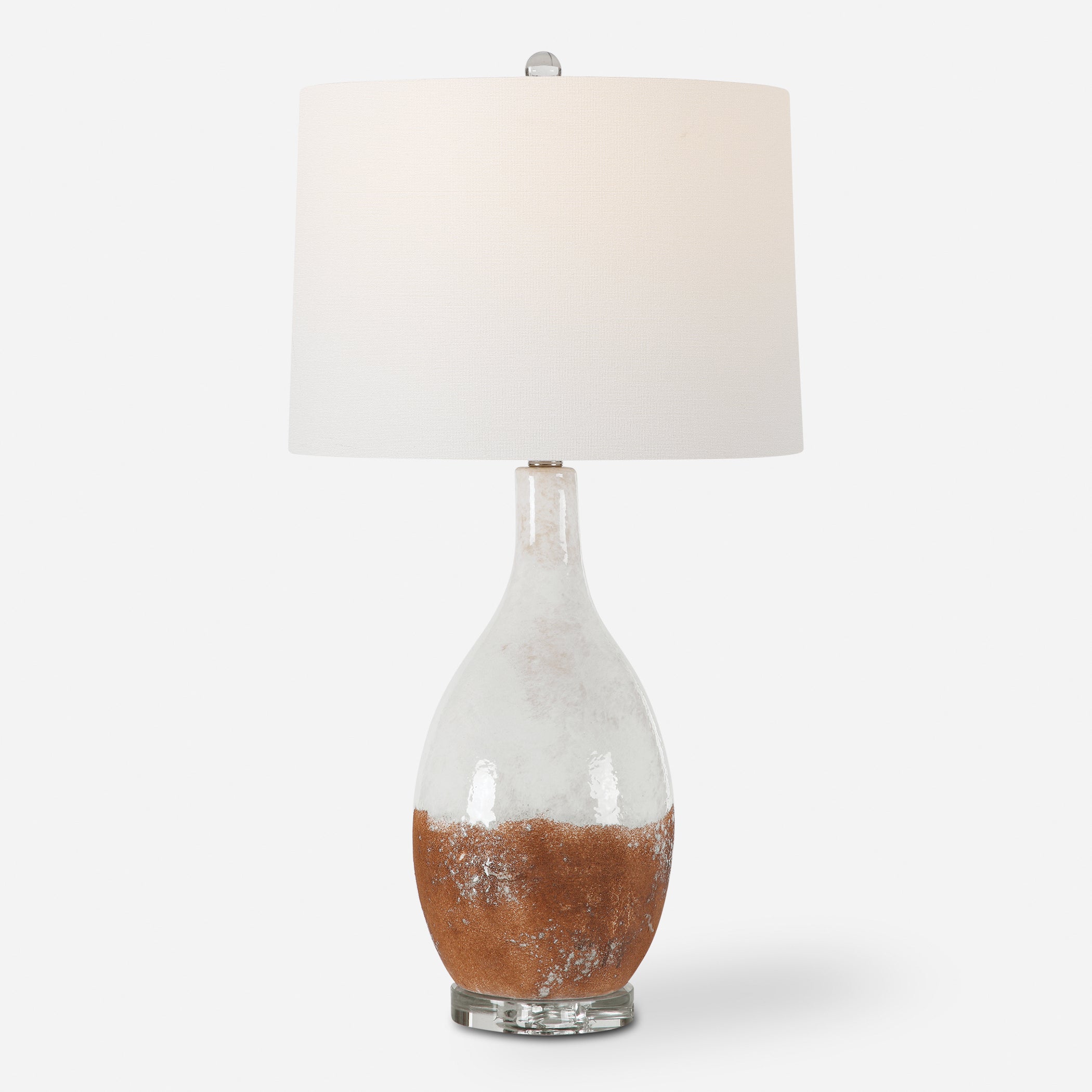 Uttermost Durango Rust White Table Lamp Rust White Table Lamp Uttermost   