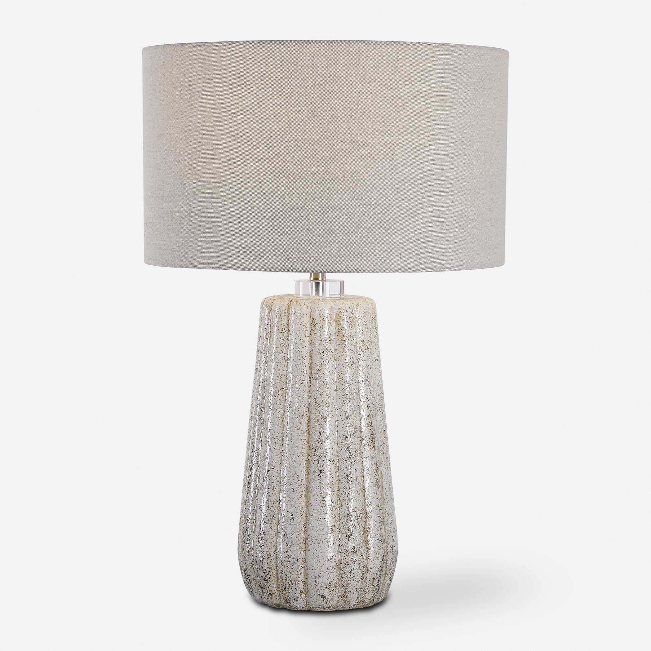 Uttermost Pikes Stone-Ivory Table Lamp