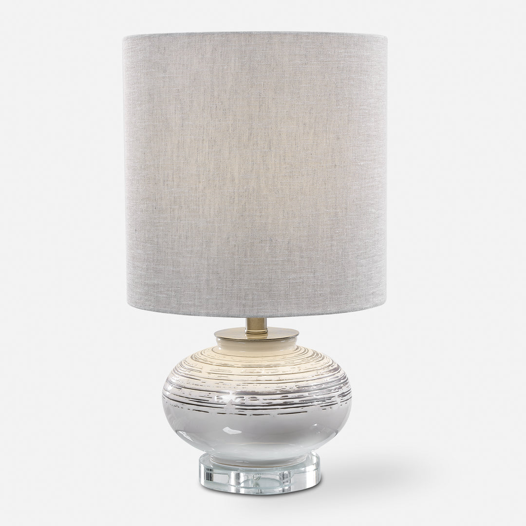 Uttermost Lenta Off-White Accent Lamp Table Lamps Uttermost   