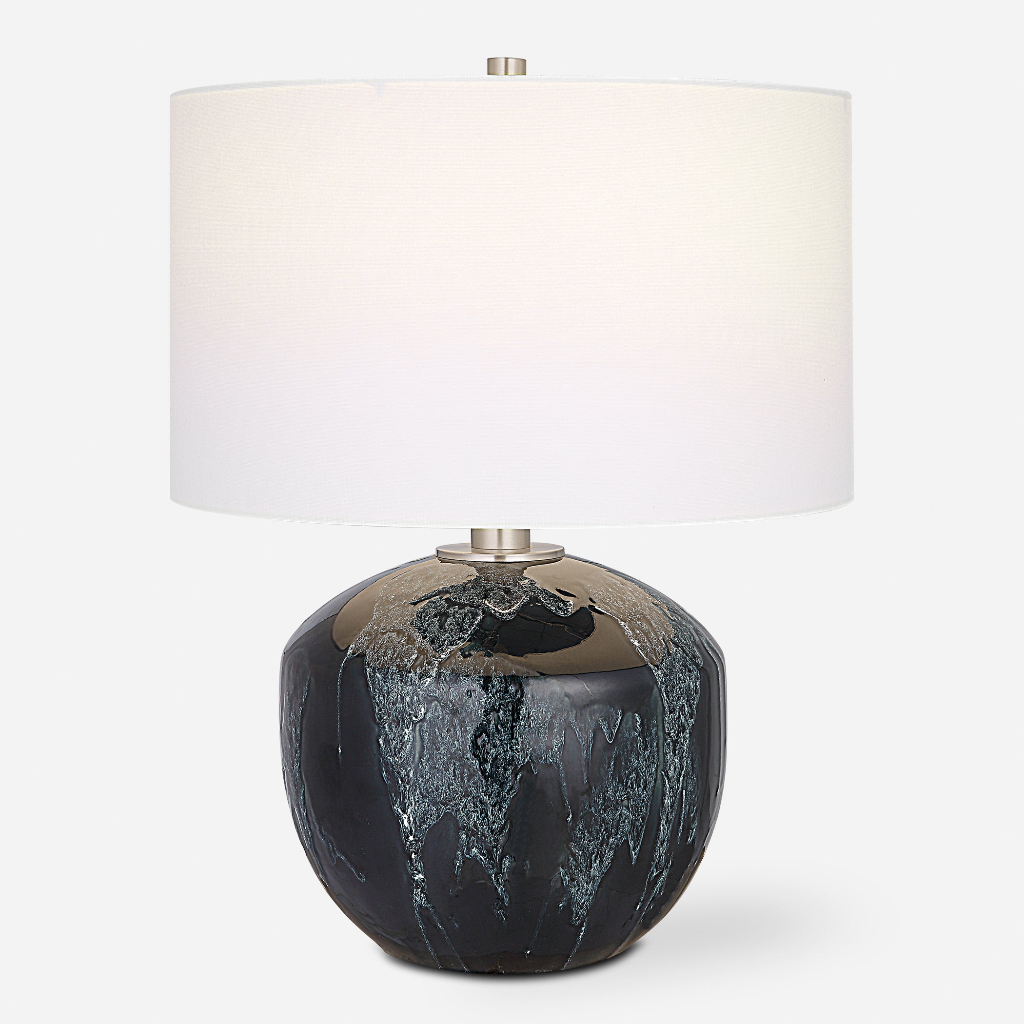 Uttermost Highlands Deep Green Table Lamp