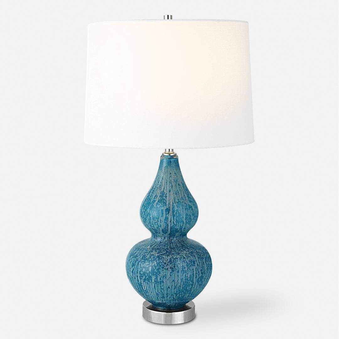 Uttermost Avalon Blue Table Lamp Table Lamps Uttermost   