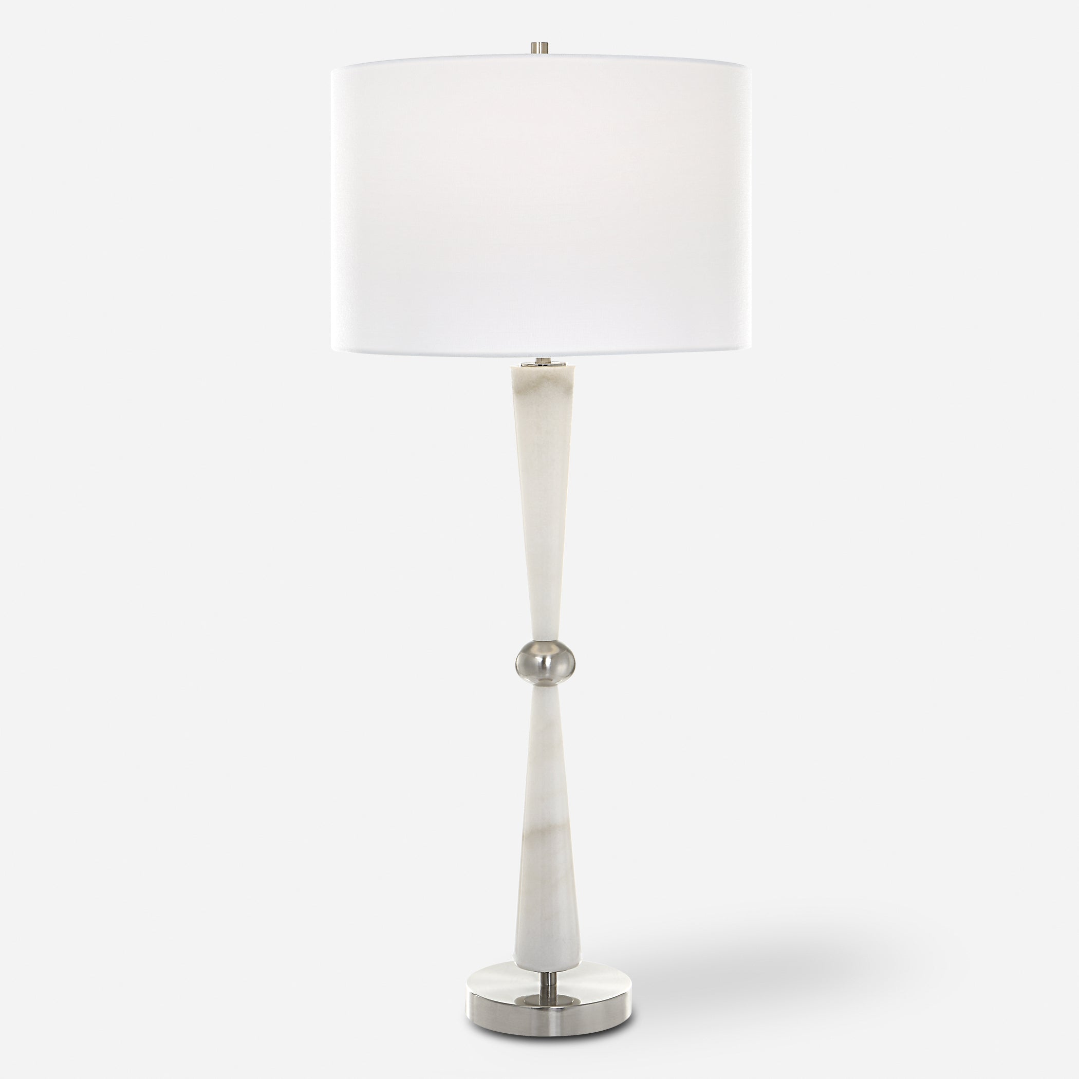 Uttermost Hourglass White Table Lamp