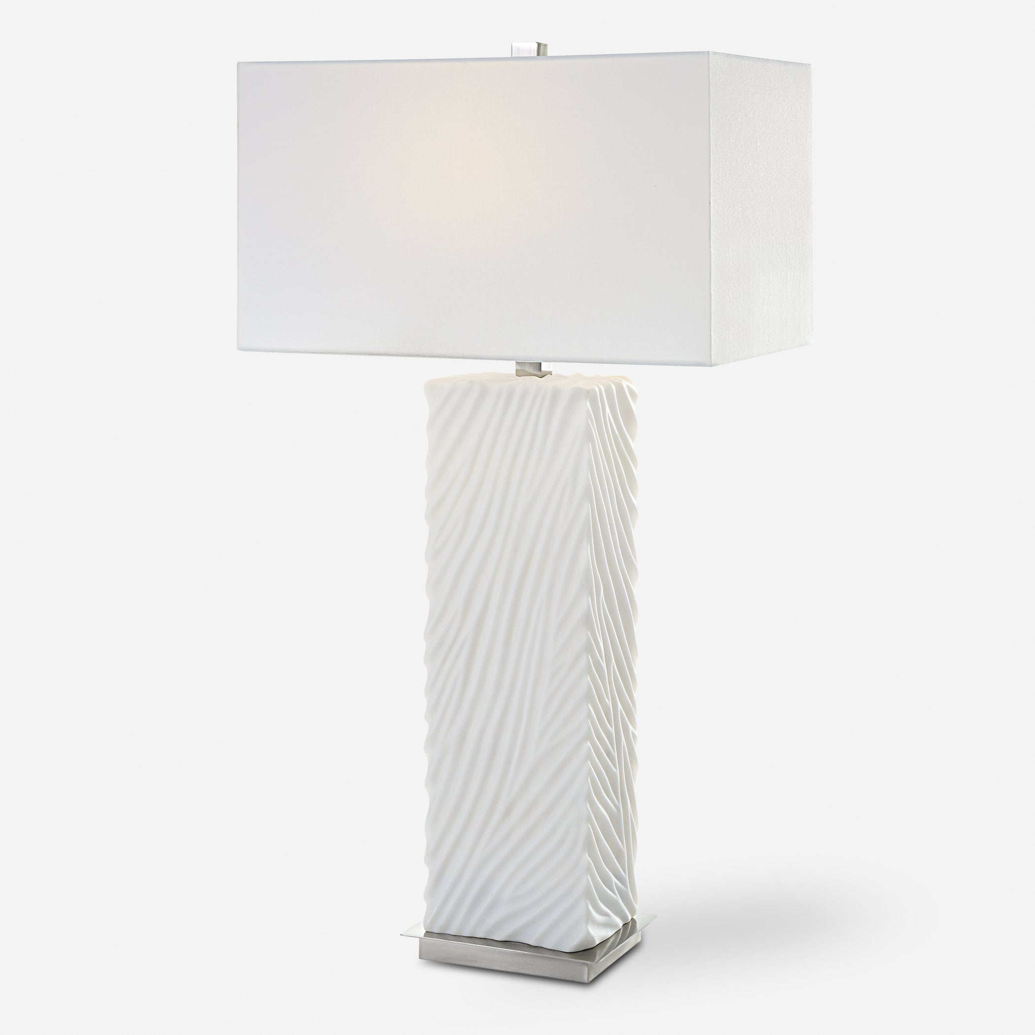 Uttermost Pillar White Marble Table Lamp White Marble Table Lamp Uttermost   