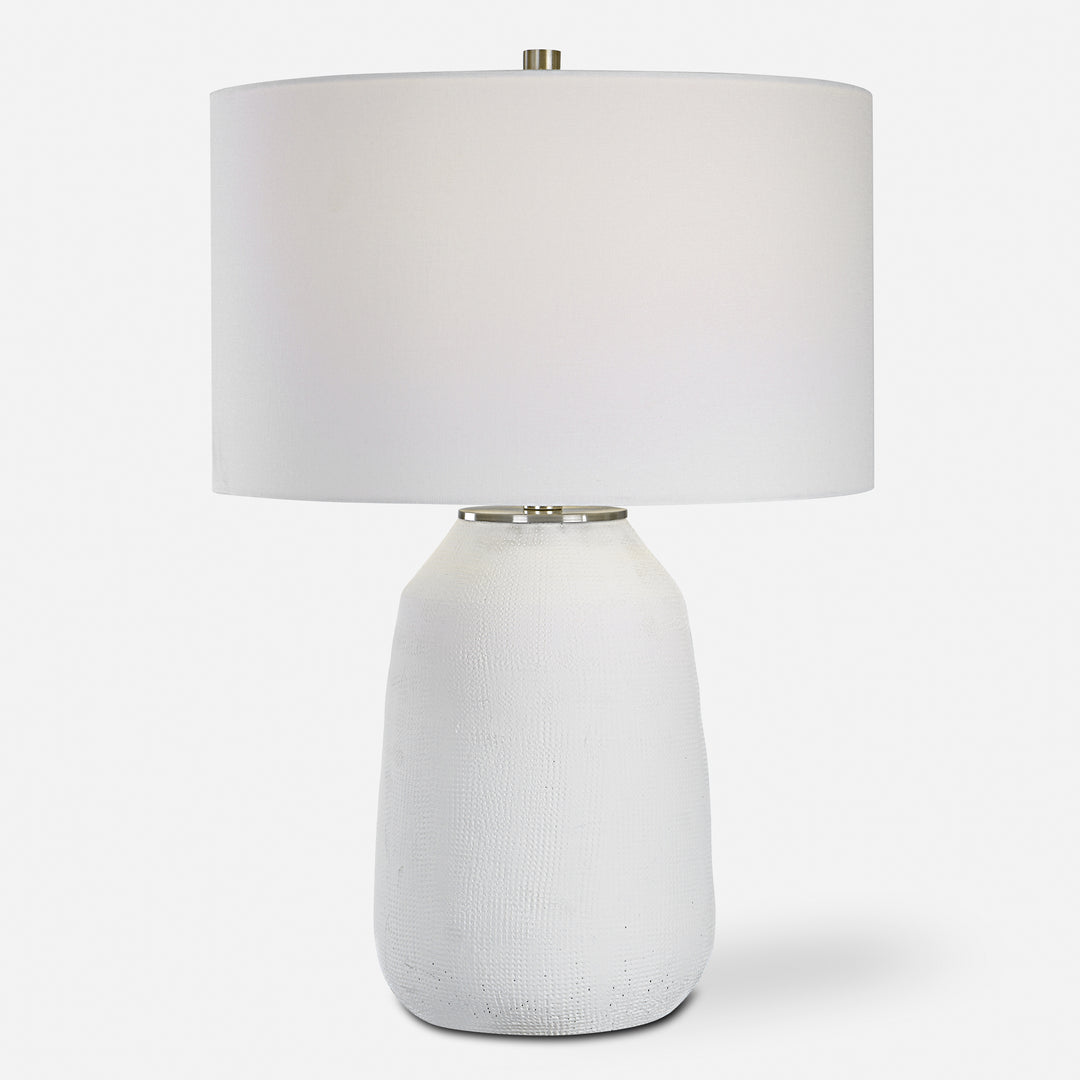 Uttermost Heir Chalk White Table Lamp