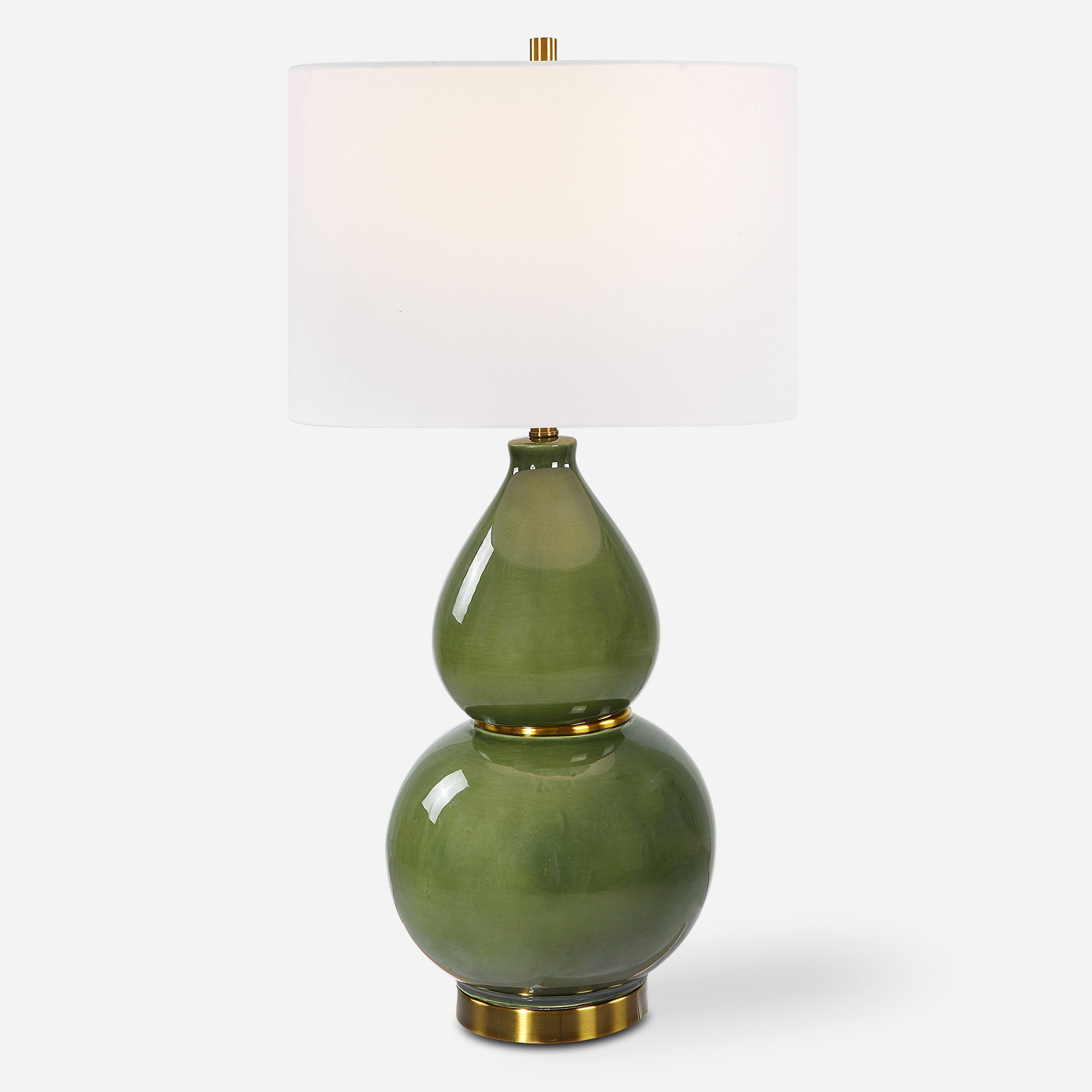 Uttermost Gourd Green Table Lamp Green Table Lamp Uttermost   