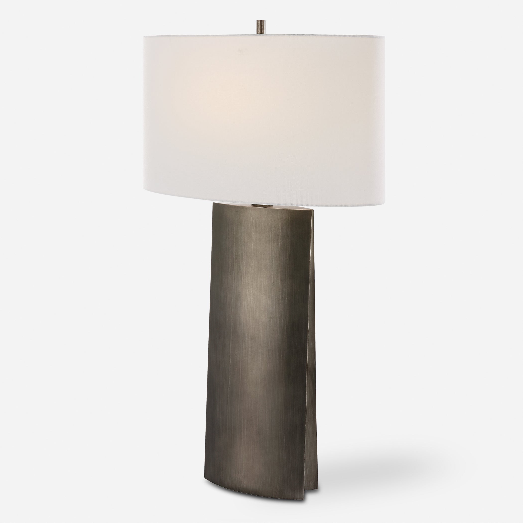 Uttermost V-Groove Contemporary Table Lamp Contemporary Table Lamp Uttermost   