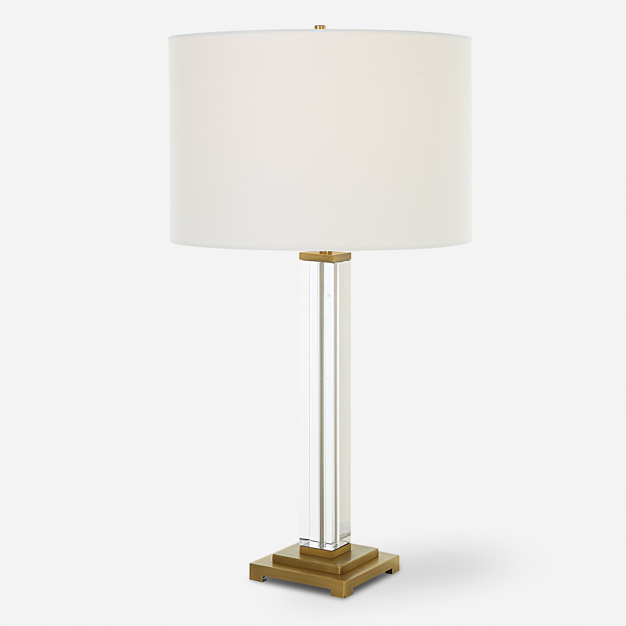 Uttermost Crystal Column Crystal Column Table Lamp