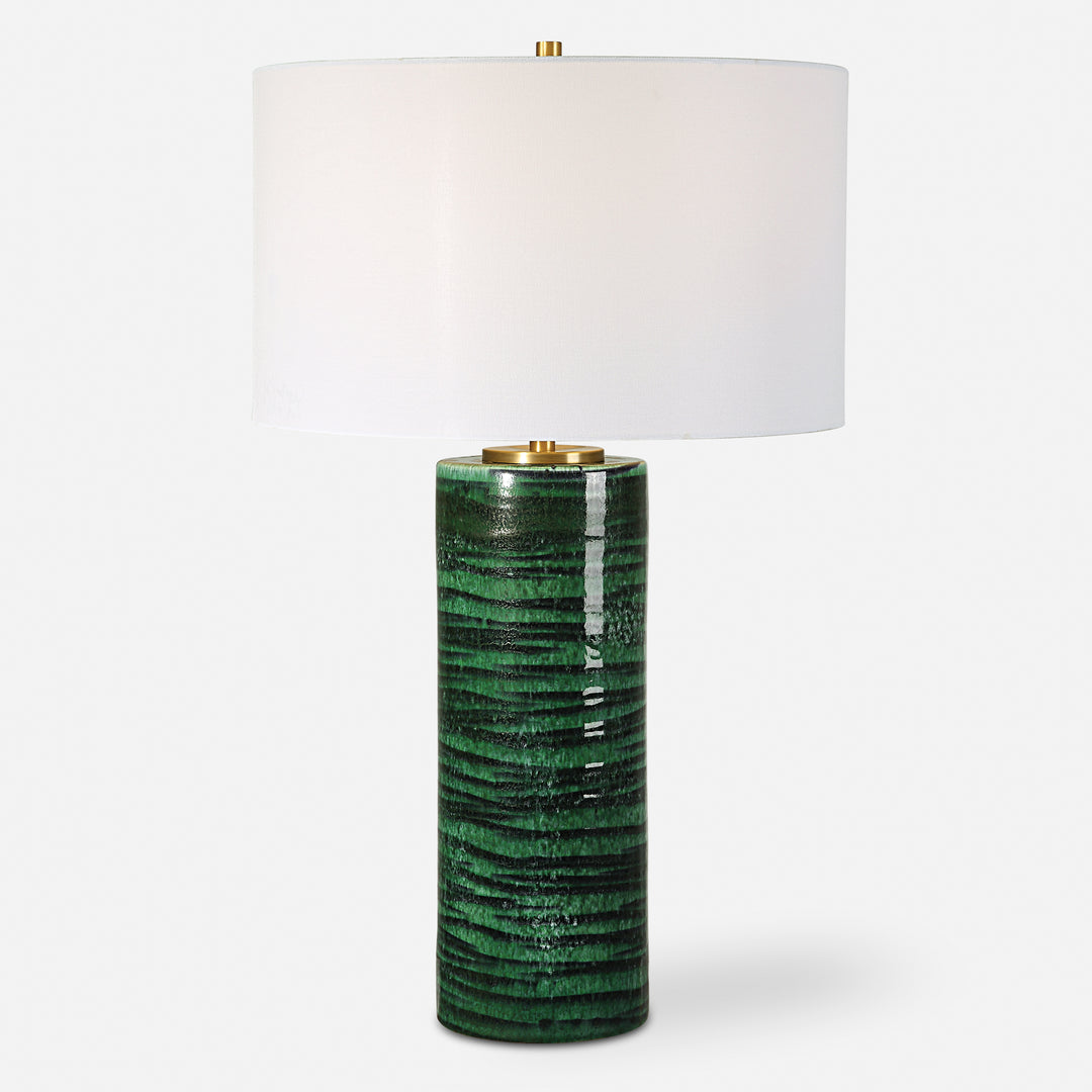 Uttermost Galeno Emerald Green Table Lamp Table Lamps Uttermost   