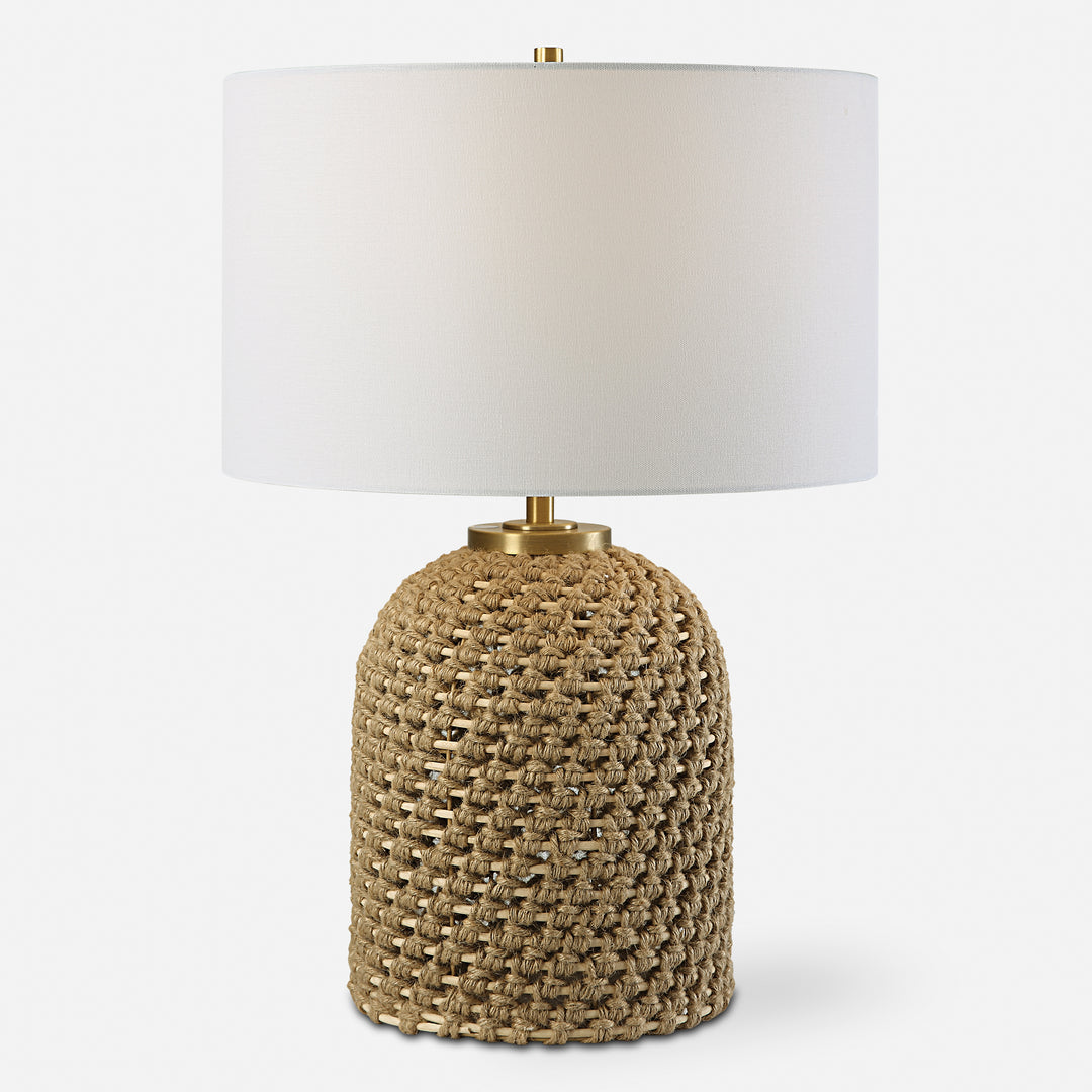 Uttermost Kendari Rope & Rattan Table Lamp Table Lamps Uttermost   