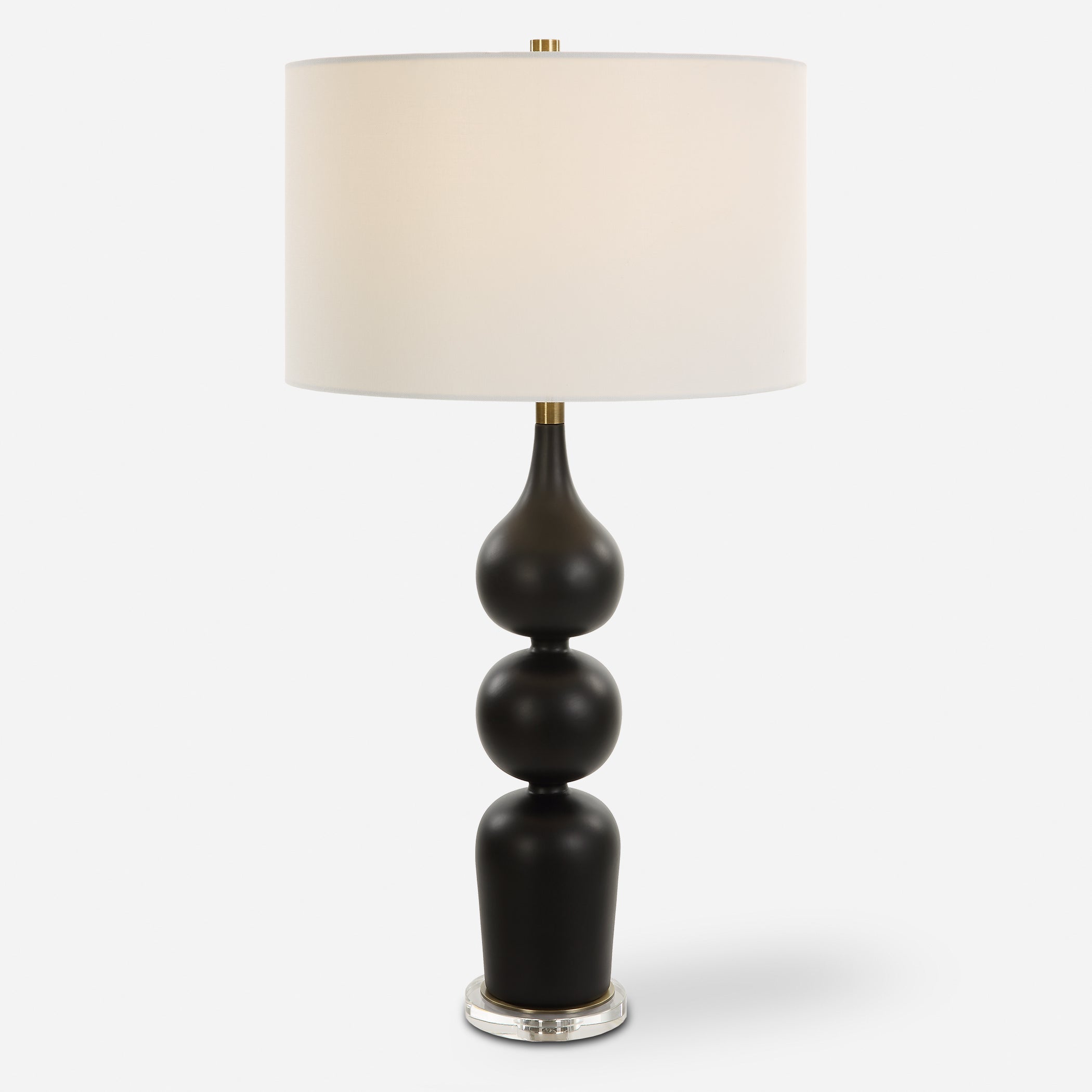 Uttermost Caviar Black Table Lamp Black Table Lamp Uttermost   