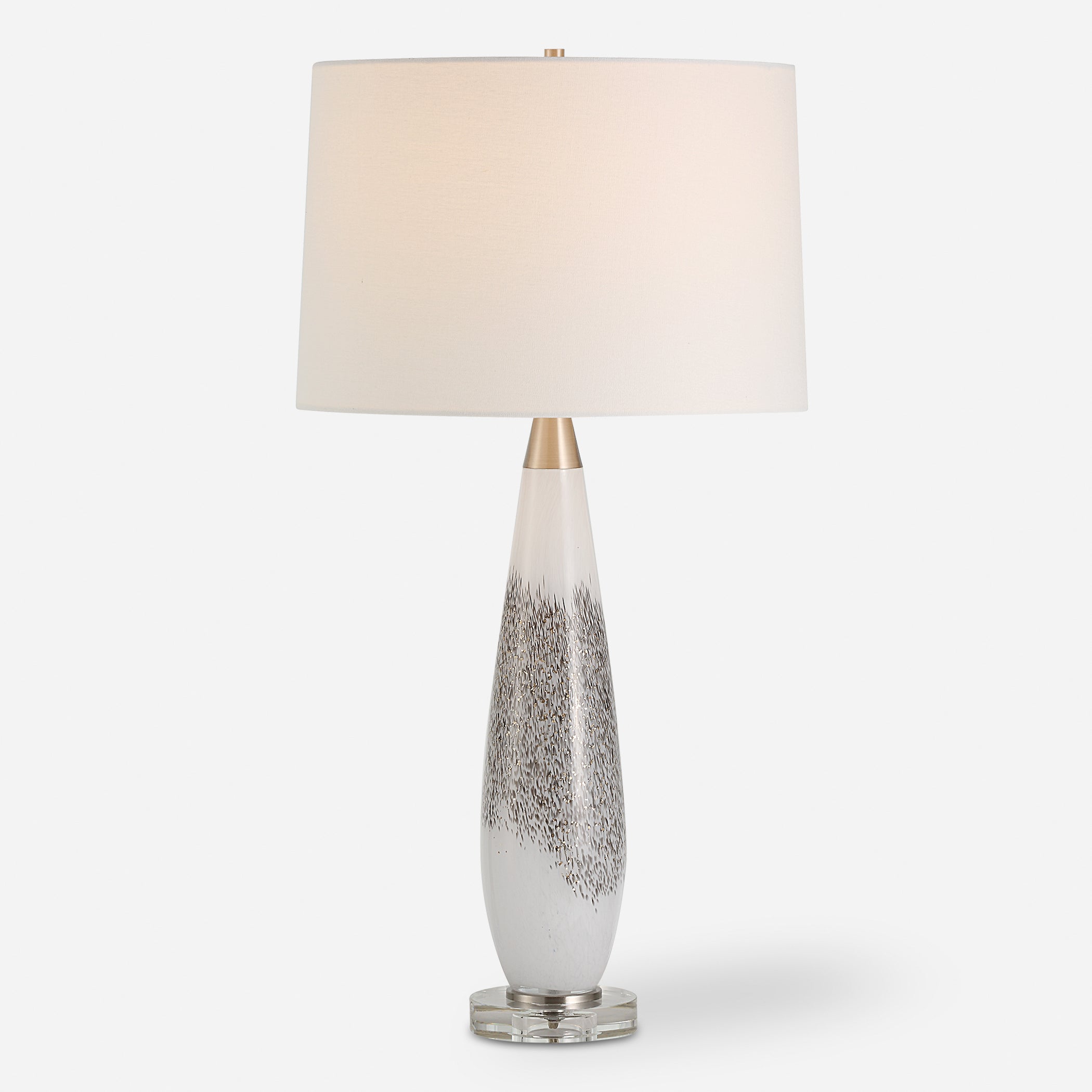 Uttermost Quinn White & Silver Table Lamp White & Silver Table Lamp Uttermost   