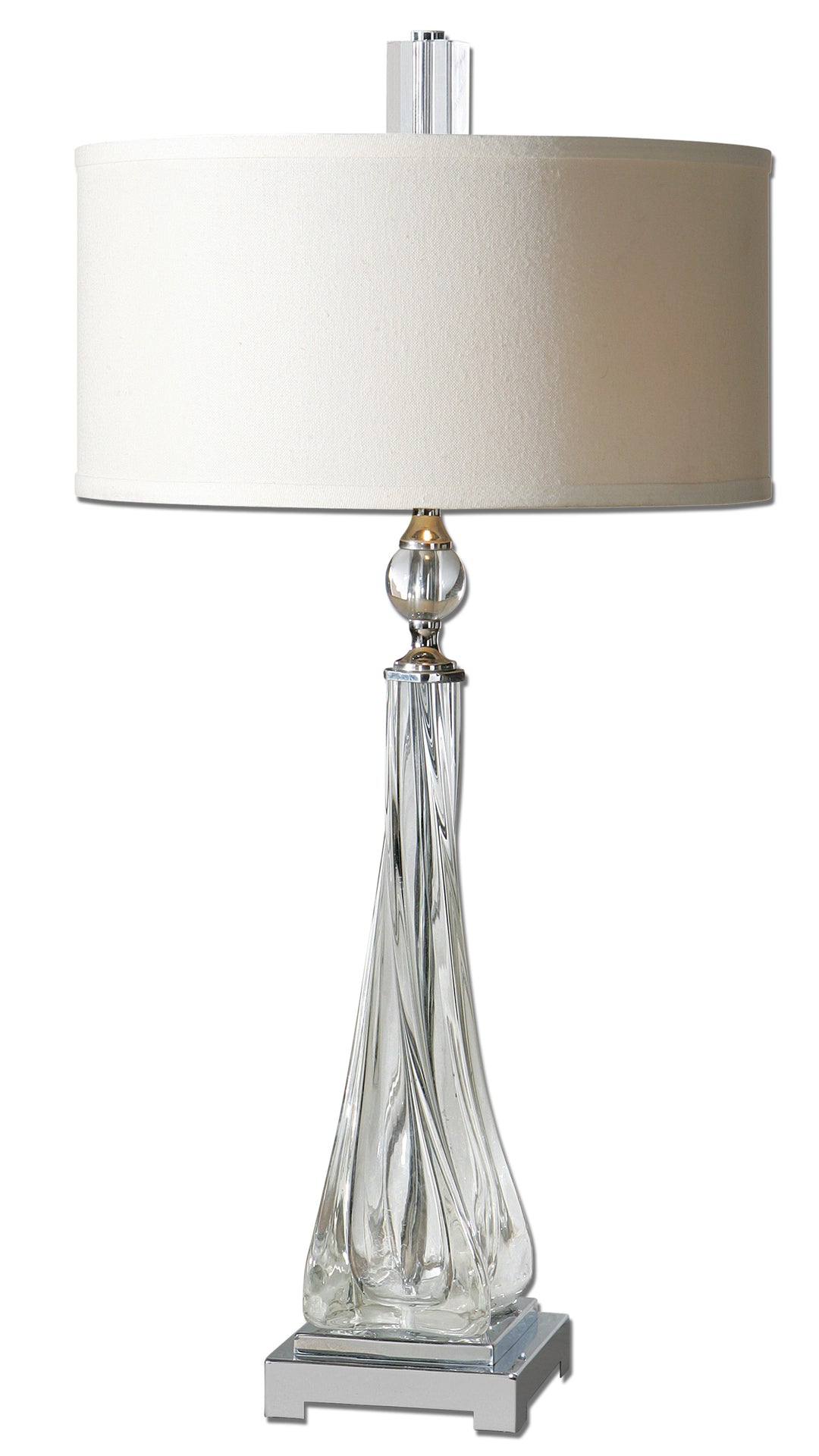 Uttermost Grancona Twisted Glass Table Lamps Table Lamps Uttermost   