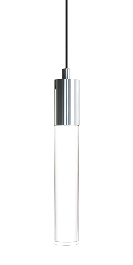 Blackjack Lighting Tall Clear Light Guide Pendant Pendants Blackjack Lighting 6" Polished Chrome 