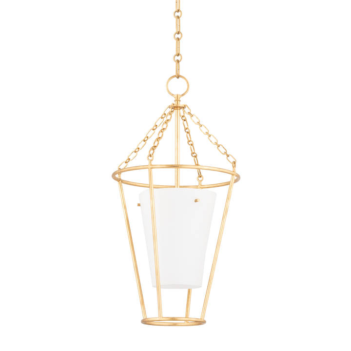 Hudson Valley Lighting Worchester Lantern Pendants Hudson Valley Lighting Vintage Gold Leaf  