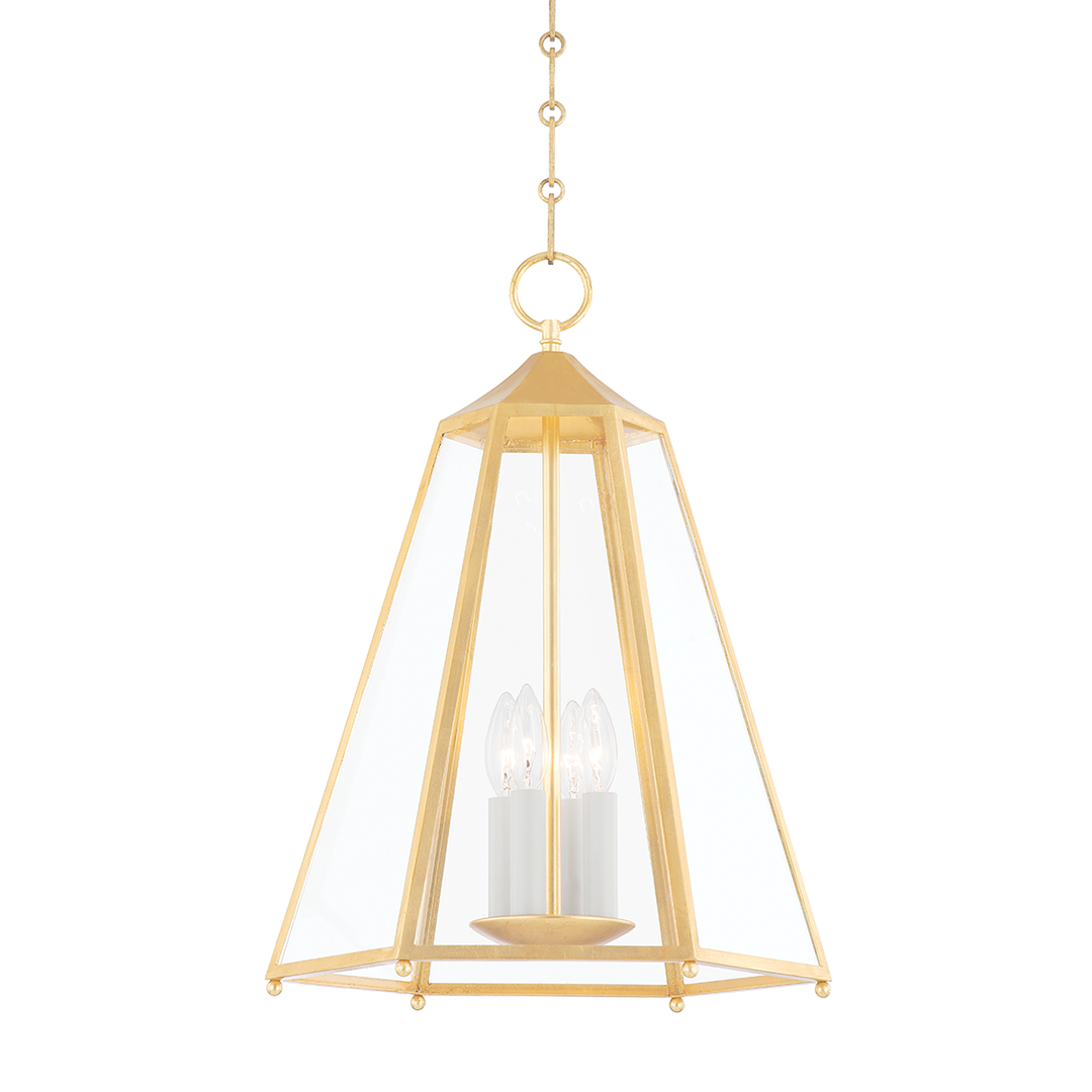 Hudson Valley Lighting Nottingham Lantern Pendants Hudson Valley Lighting Gold Leaf  