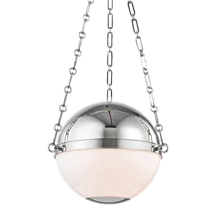 Hudson Valley Lighting Sphere No.2 Pendant Pendants Hudson Valley Lighting Polished Nickel  