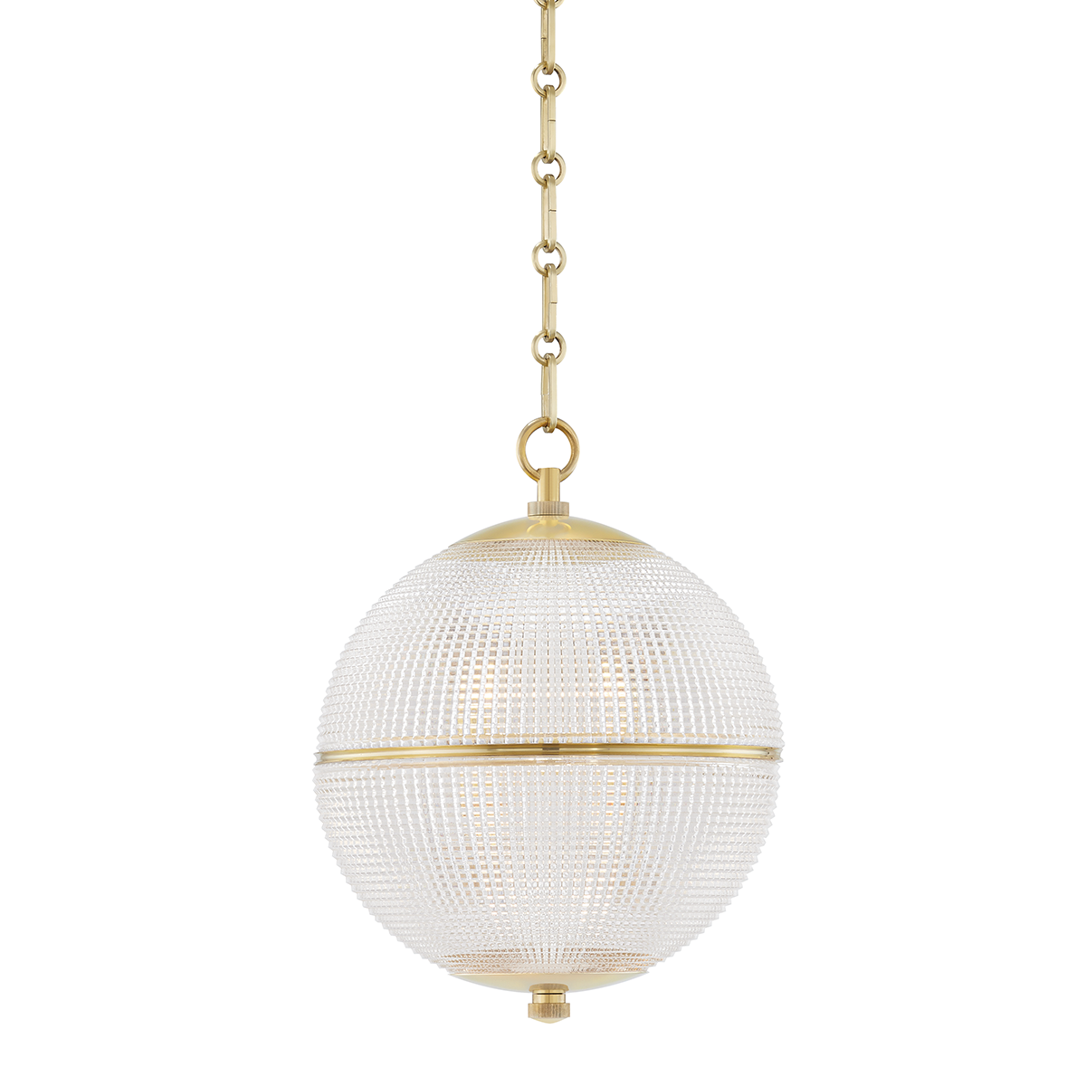 Hudson Valley Lighting Sphere No. 3 Pendant Pendant Hudson Valley Lighting Aged Brass  