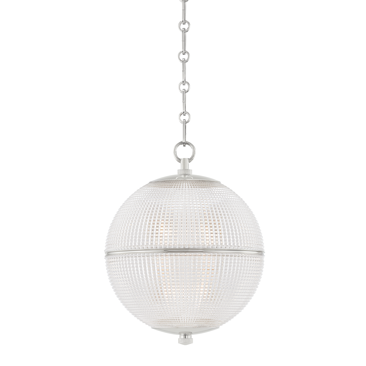 Hudson Valley Lighting Sphere No. 3 Pendant Pendant Hudson Valley Lighting Polished Nickel  