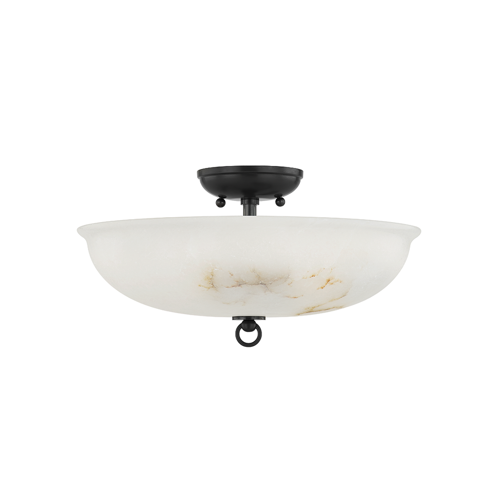 Hudson Valley Lighting Somerset Semi Flush Ceiling Semi Flush Mounts Hudson Valley Lighting Distressed Bronze  